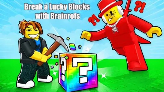 Play Break a Lucky Blocks with Brainrots game
