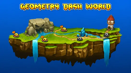 Play Geometry Dash World game