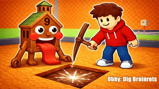 Play Obby: Dig Brainrots game