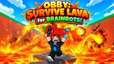 Obby: Survive Lava for Brainrots!