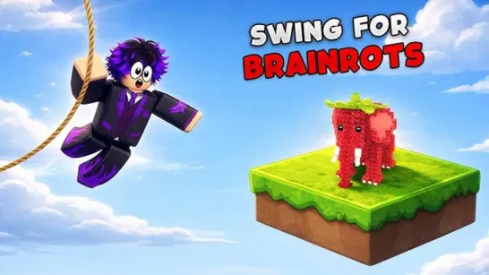 Play Obby: Swing for Brainrots! game