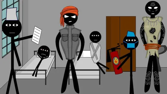 Play Stick Mental Hospital Bunker War game