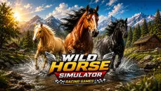 Wild Horse Simulator Racing Games